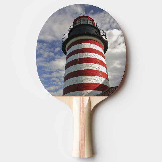 Raquette De Ping Pong États-Unis, Maine, Lubec. West Quoddy Head (Devant)