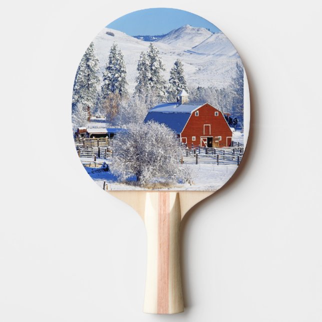 Raquette De Ping Pong États-Unis, Washington, Methow Valley, Granges dan (Devant)
