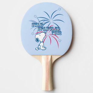 Raquette De Ping Pong Étoile Snoopy Fun Spangé