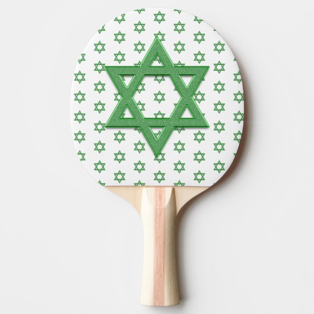 Raquette De Ping Pong Étoile verte de David sans marin (Devant)