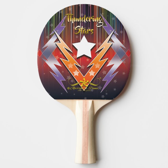 Raquette De Ping Pong Étoiles de tonnerre (Devant)