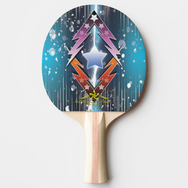 Raquette De Ping Pong Étoiles de tonnerre (Devant)