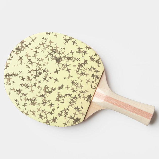 Raquette De Ping Pong Étoiles dorées (Côté)
