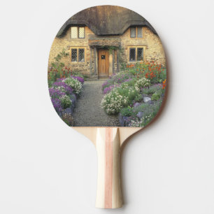 Raquette De Ping Pong Europe, Angleterre, Chippenham. Lumière tôt le mat