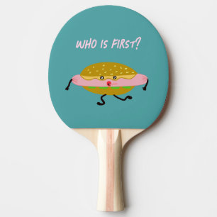 Raquette De Ping Pong Exécution de hotdog