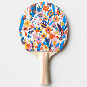 Raquette De Ping Pong Exotique multicolore Floral Arrière - plan-32939