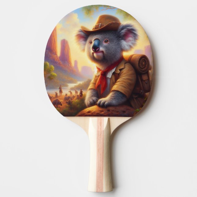 Raquette De Ping Pong Explorateur Koala (Devant)