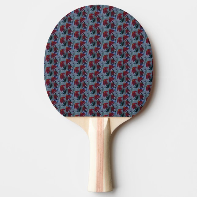 Raquette De Ping Pong Faisées rouges (Devant)