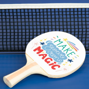 Raquette De Ping Pong Faites votre propre magie