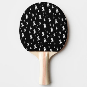 Raquette De Ping Pong Fantômes d'Halloween foncé