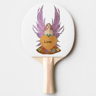Raquette De Ping Pong Fée de la Saint-Valentin