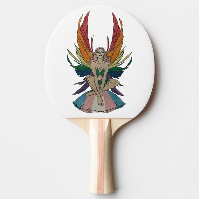 Raquette De Ping Pong Fée transgenre (Devant)