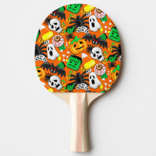 Raquette De Ping Pong Fête des Candies Éffrayantes d'Halloween