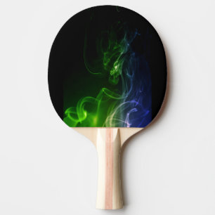 Raquette De Ping Pong Feu coloré - Vert & Bleu