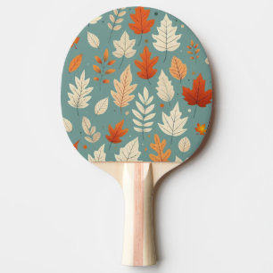 Raquette De Ping Pong Feuilles automne/automne mignonnes