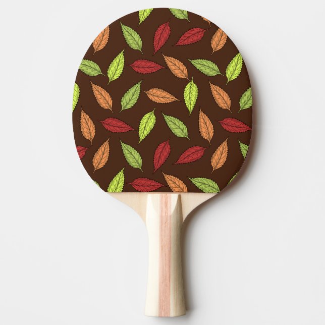 RAQUETTE DE PING PONG FEUILLES D'AUTOMNE (Devant)