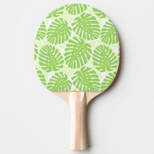 Raquette De Ping Pong Feuilles De Plante Tropical - Monstera Motif