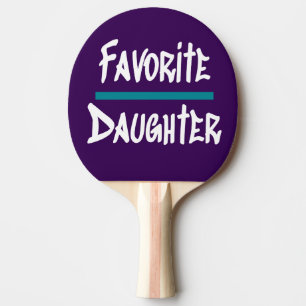 Raquette De Ping Pong Fille Préférée Mignonne Nouveauté Amusante