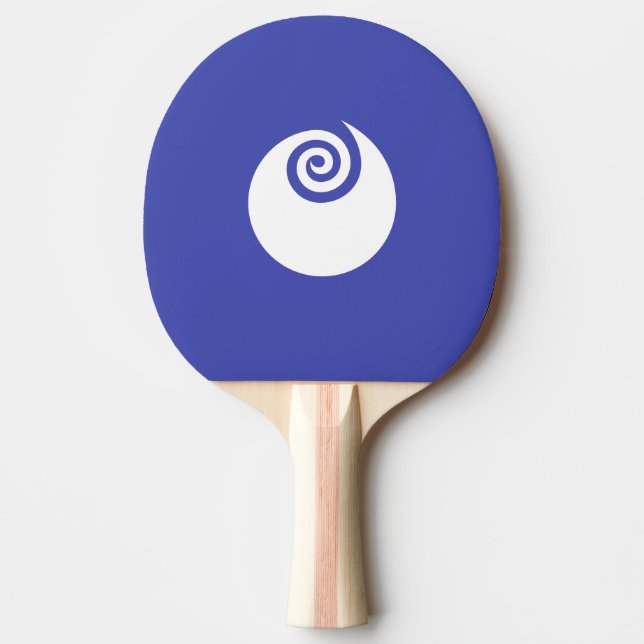 Raquette De Ping Pong Flag of Ibaraki Prefecture, Japan  (Devant)