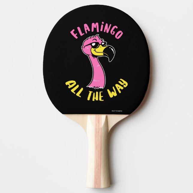 Raquette De Ping Pong Flamant rose En Tout (Devant)