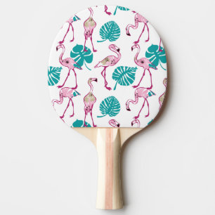 Raquette De Ping Pong Flamants roses roses