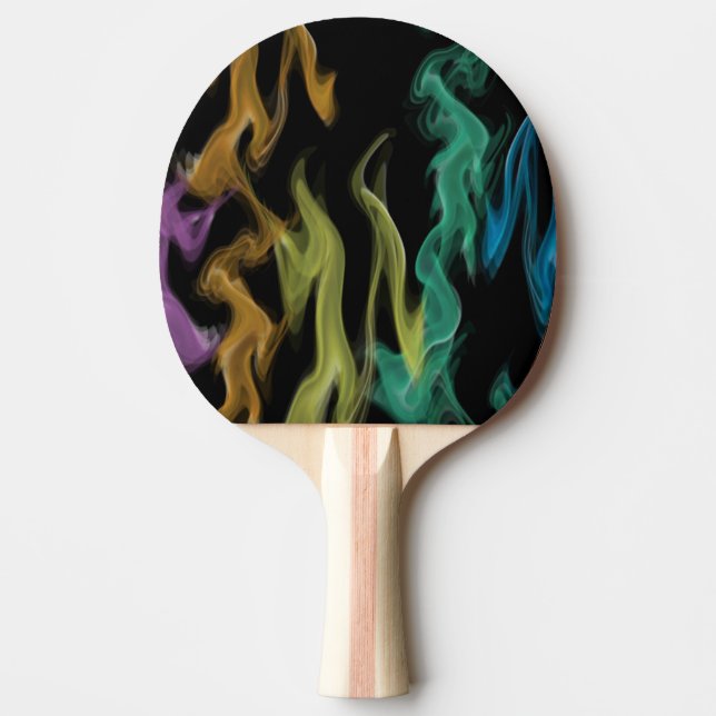 Raquette De Ping Pong Flammes colorées (Devant)