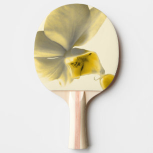 Raquette De Ping Pong Fleur artistique dans les tons jaunes