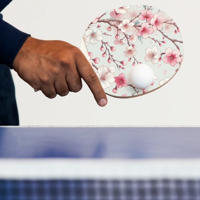Raquette De Ping Pong Fleur de Cerisier (Insitu)