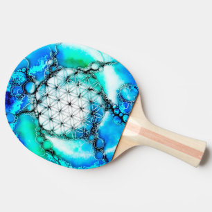 Raquette De Ping Pong Fleur De Vie - Façons Colorées 2