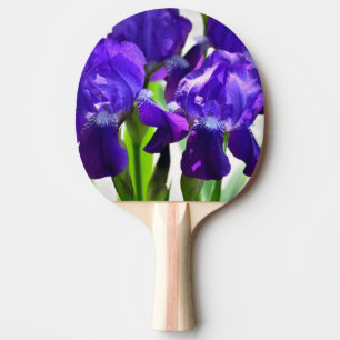 Raquette De Ping Pong Fleur Iris Iris Violet