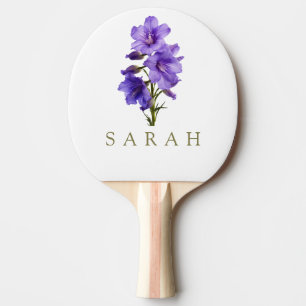 Raquette De Ping Pong Fleur sauvage personnalisé