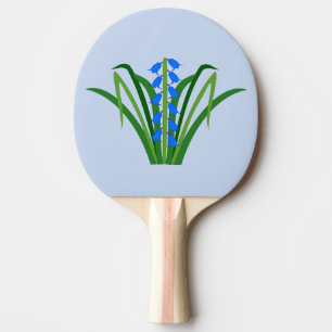 Raquette De Ping Pong Fleurs de Jacinthe Bleue Garçon Printemps