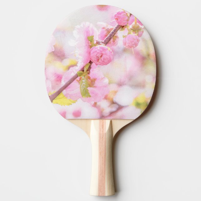 Raquette De Ping Pong Fleurs de sakura roses - Fleur de cerisier japonai (Dos)