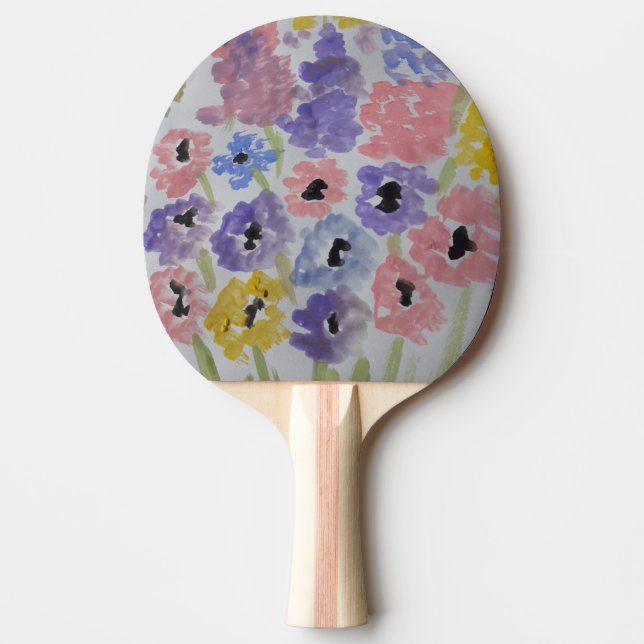 Raquette De Ping Pong Fleurs sauvages d'été (Devant)