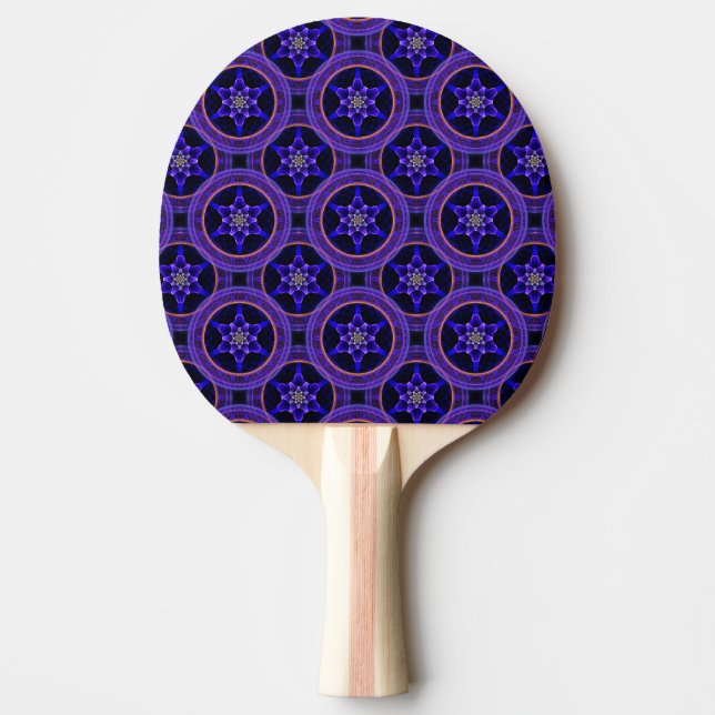 Raquette De Ping Pong Floral Modern Boho Elegant Abstract Pattern #505 (Devant)