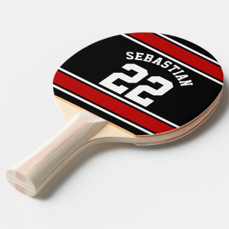 Raquette De Ping Pong Football Jersey Novelty Nom personnalisé