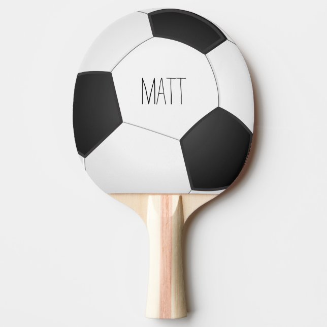 Raquette De Ping Pong Football personnalisé (Devant)