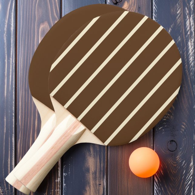 Raquette De Ping Pong Forêt profonde marbré marron et uni (Créateur téléchargé)