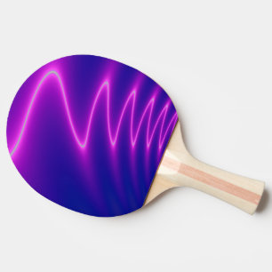 Raquette De Ping Pong Foudre rose au néon