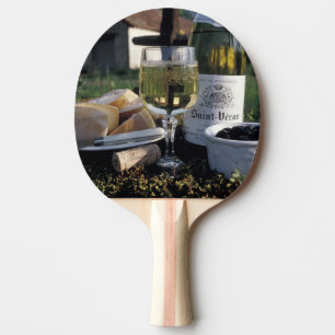 Raquette De Ping Pong France, Bourgogne, Chablis. Vin local et