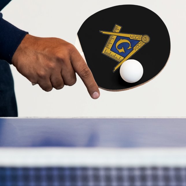 Raquette De Ping Pong Freemason Party BBQ Masonic Freemasony (Insitu)