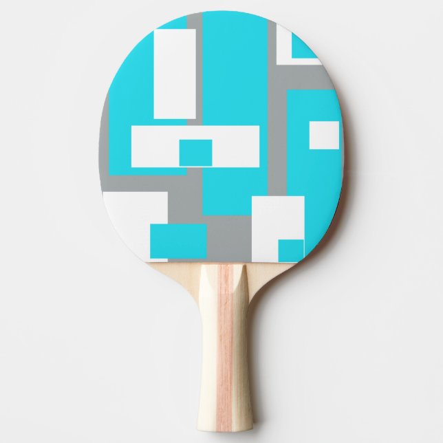 Raquette de Ping Pong Funky Turquoise Tranquillité (Devant)