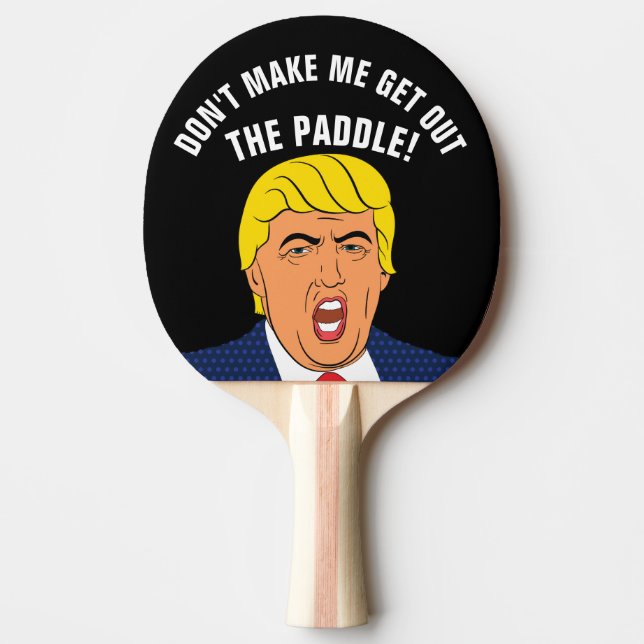 RAQUETTE DE PING PONG FUNNY DONALD TRUMP PING PONG PADDLES (Devant)