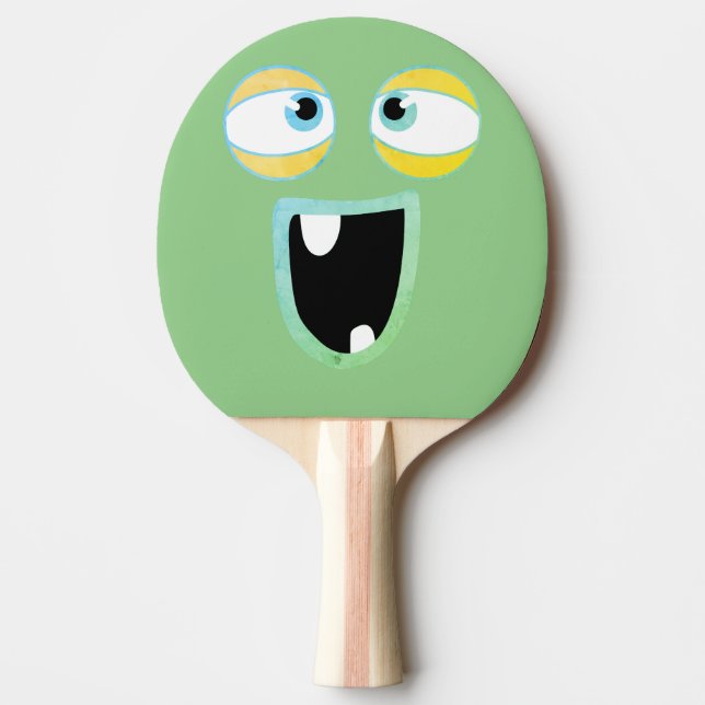 Raquette De Ping Pong Funny Monster (Devant)