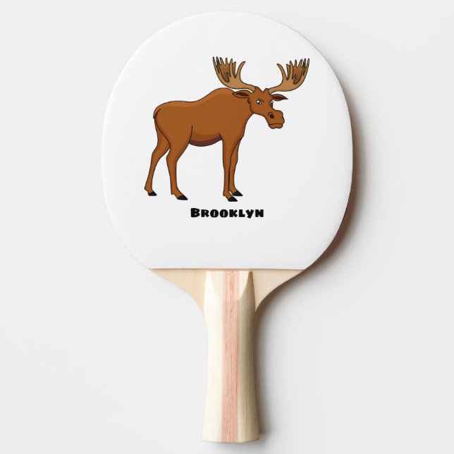 Raquette De Ping Pong Funny moose (Devant)