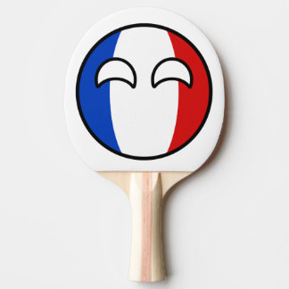 Raquette De Ping Pong Funny Trending Geeky France Countryball