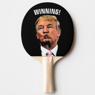 RAQUETTE DE PING PONG GAGNER ! PADDDLE DE PING-PONG DONALD TRUMP