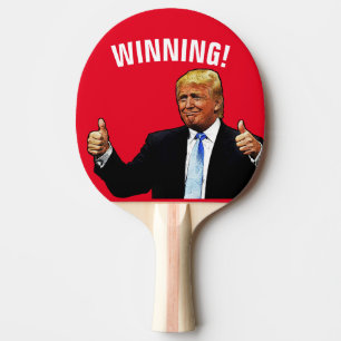 RAQUETTE DE PING PONG GAGNER ! PADDLE DE PING PONG DONALD TRUMP