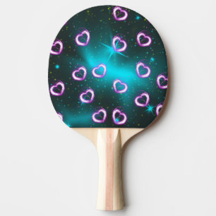 Raquette De Ping Pong Galaxie de coeur
