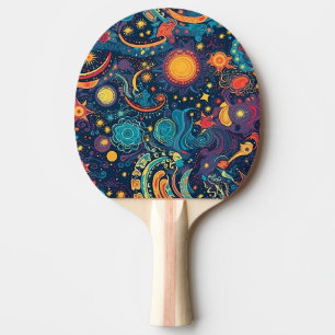 Raquette De Ping Pong Galaxy Art Ping Paddle